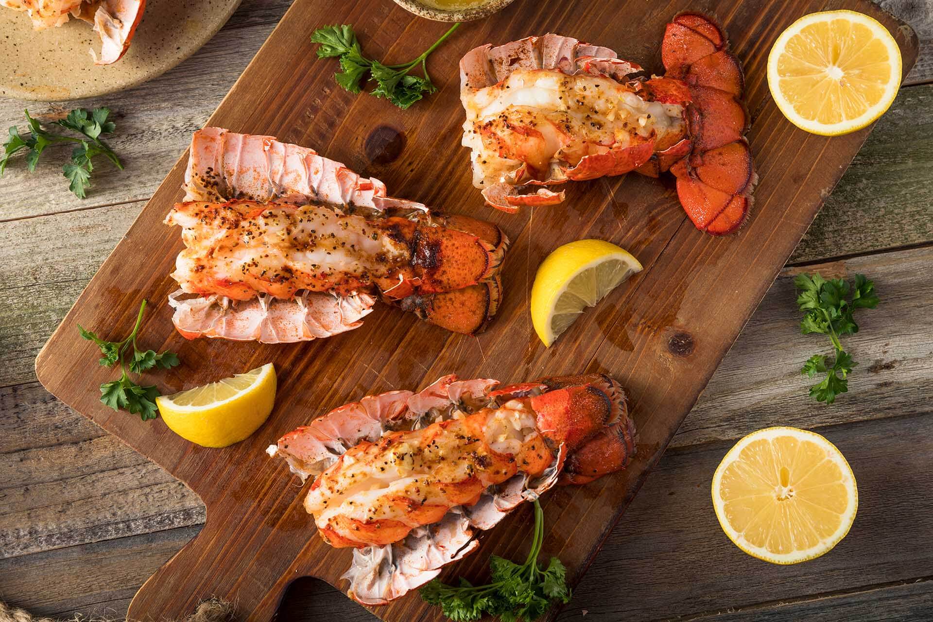 grilled lobster